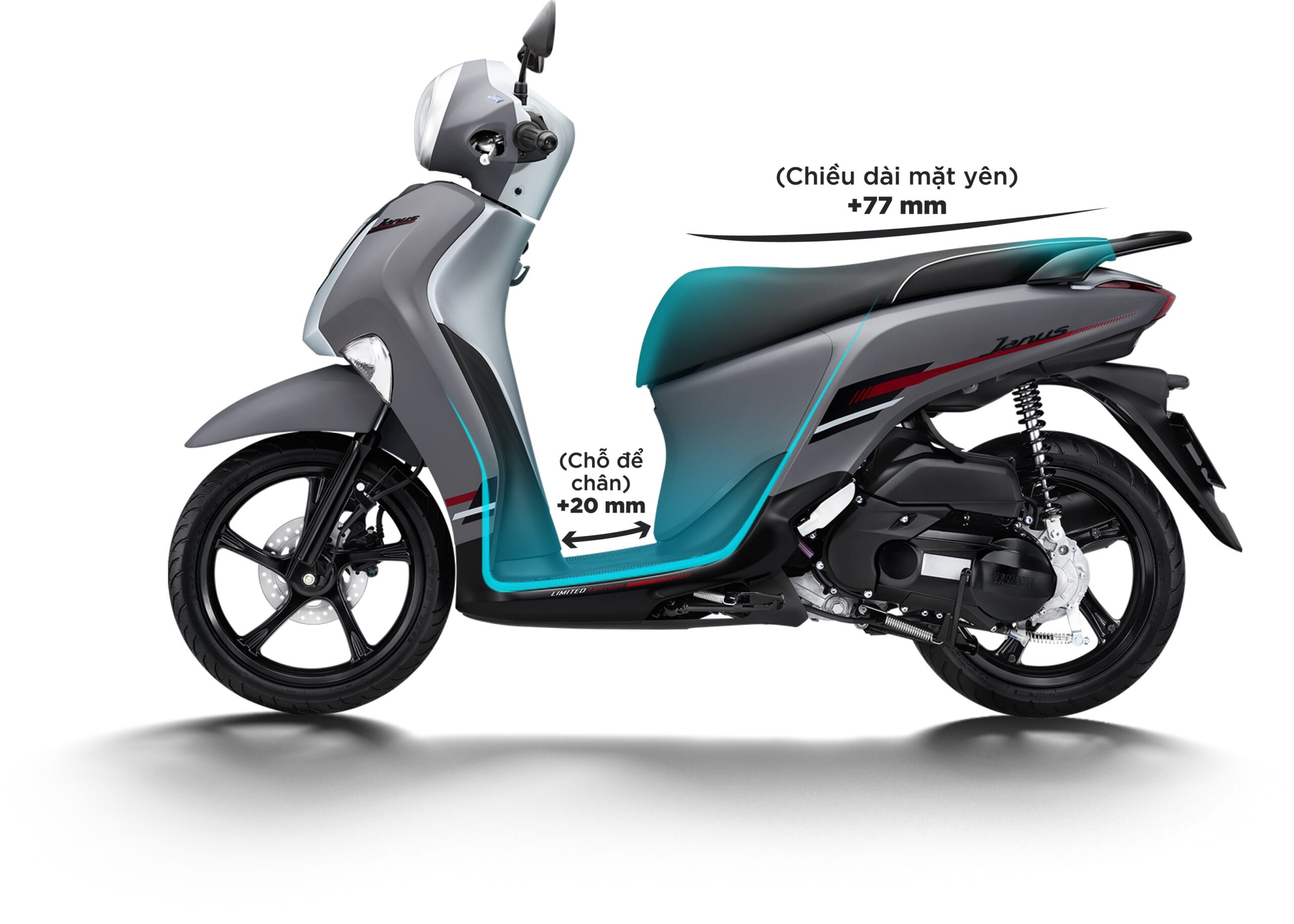 Yên xe của xe Yamaha Janus