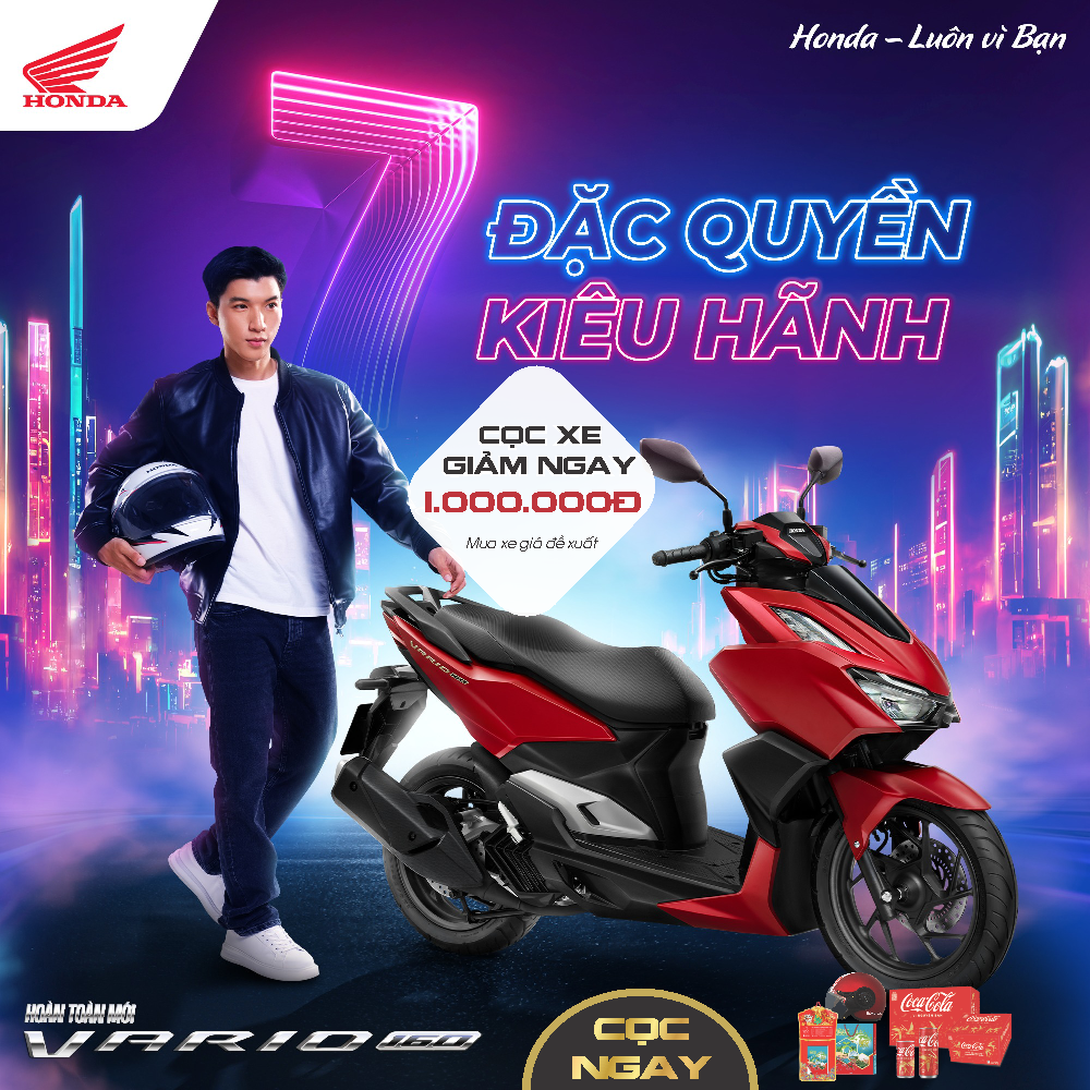 Chi phí phải trả mỗi tháng khi mua xe Vario 160 trả góp