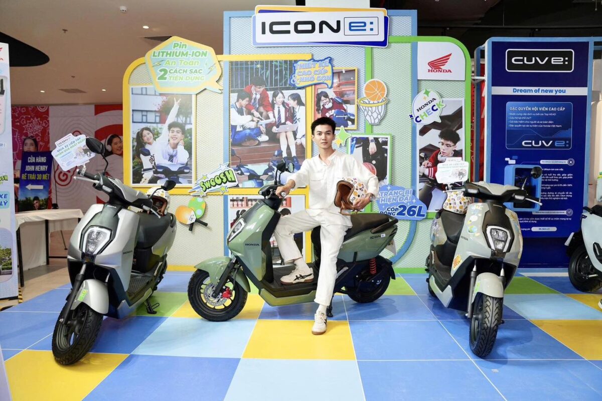 Honda ICON e sở hữu ngoại hình cực kỳ bắt mắt
