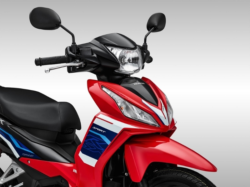 Honda Wave RSX Fi 2026 phiên bản Thể thao màu Đỏ Đen còn được ưu ái