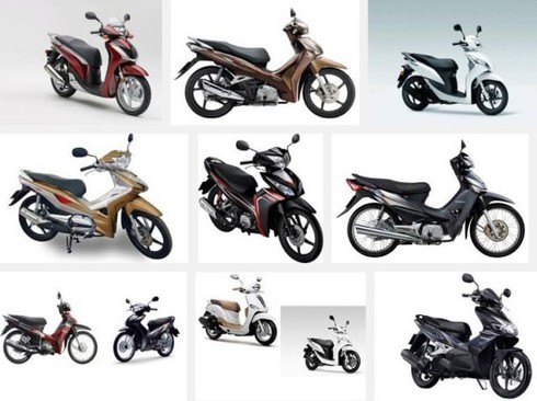 Bảng giá xe tại Cửa hàng xe máy Honda Bà Rịa
