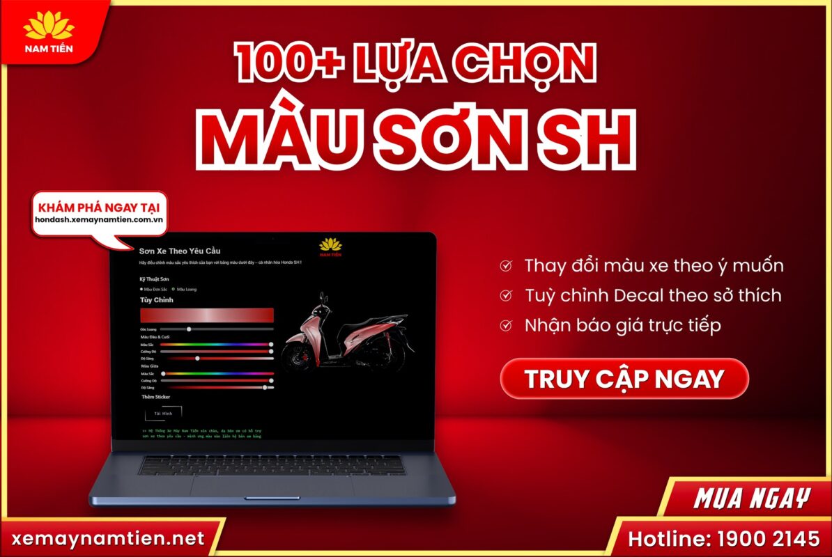 Sơn xe cá nhân hóa 100%