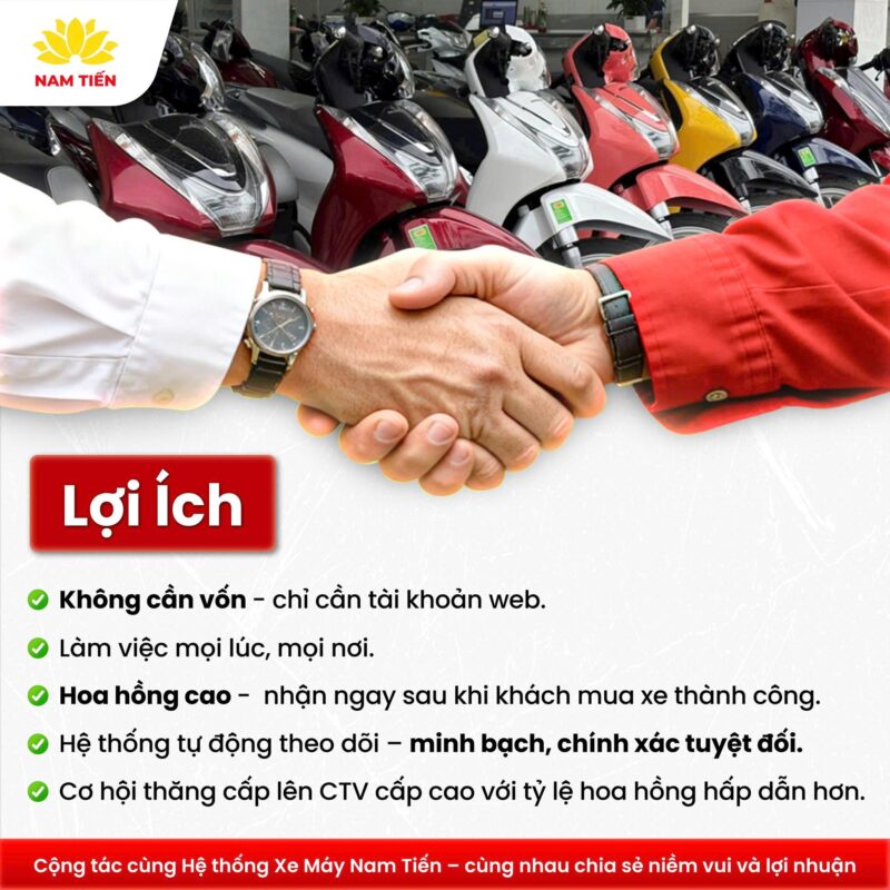 Lợi ích dành cho Cộng Tác Viên