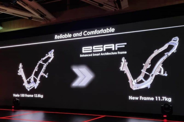 Khung sườn eSAF thế hệ mới, nhẹ hơn 3 - 5 kg