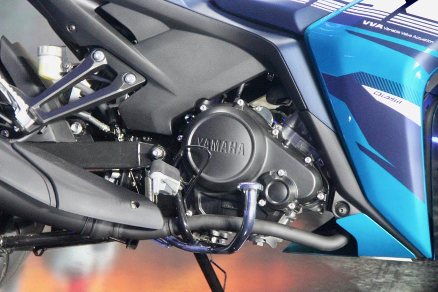 Xe Yamaha Exciter 155 2026 được trang bị động cơ 155cc cho công suất 17,7 mã lực, đi kèm hộp số 6 cấp