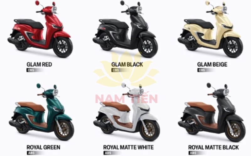 Màu sắc Honda Stylo 160 2026: Phiên bản ABS và Phiên bản CBS