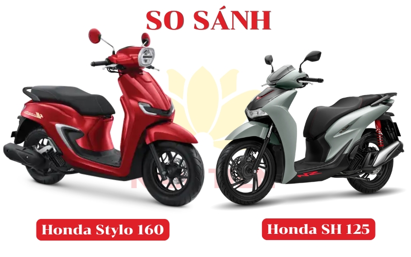 So sánh xe Honda Stylo 160 với SH 125
