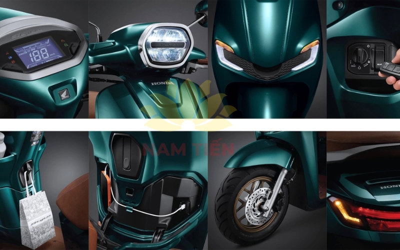 Honda Stylo 160 còn được Honda trang bị nhiều tiện ích phục vụ nhu cầu sử dụng hằng ngày.