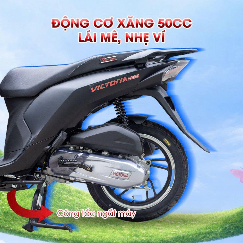 Xe 50cc Victoria AT88-Royal được trang bị động cơ 4 kỳ