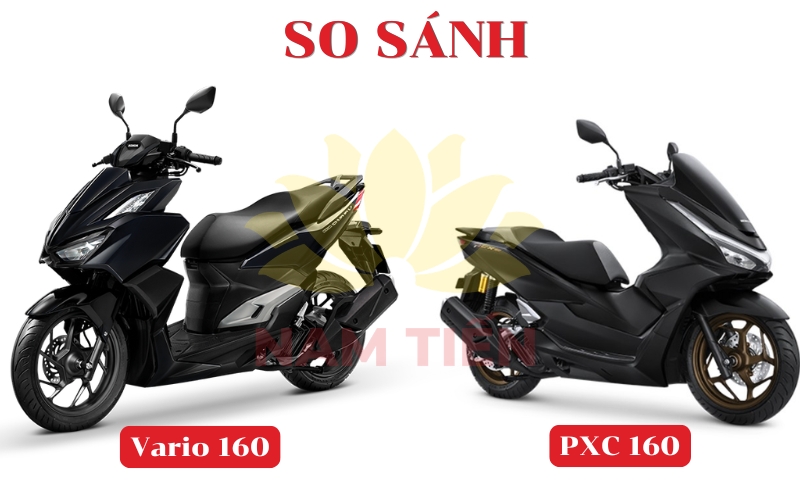 So sánh Vario 160 và PCX 160 khác biệt những gì?