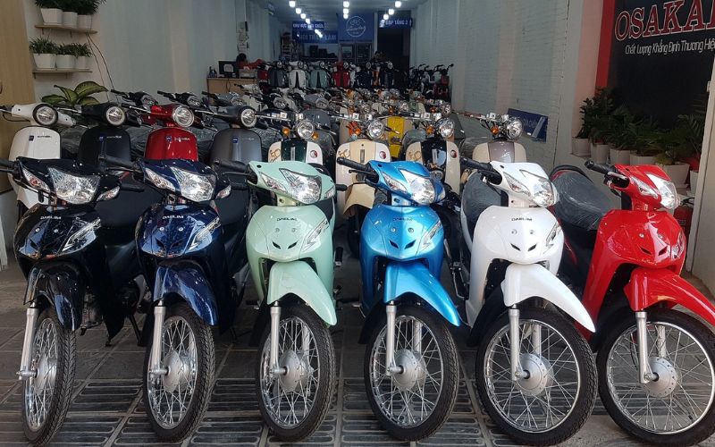 Bảng giá một số dòng xe máy 50cc trả góp lãi suất thấp