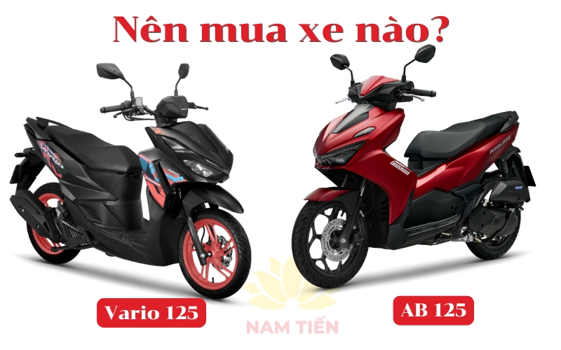 Vậy nên chọn Xe Honda Vario 125 hay AB 125?
