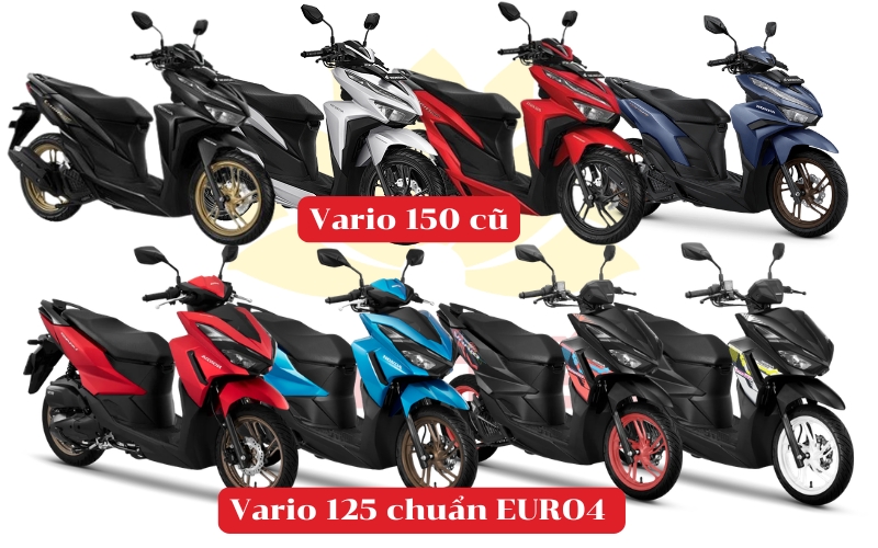 Xe máy Honda Vario 125 và 150 khác nhau như thế nào?