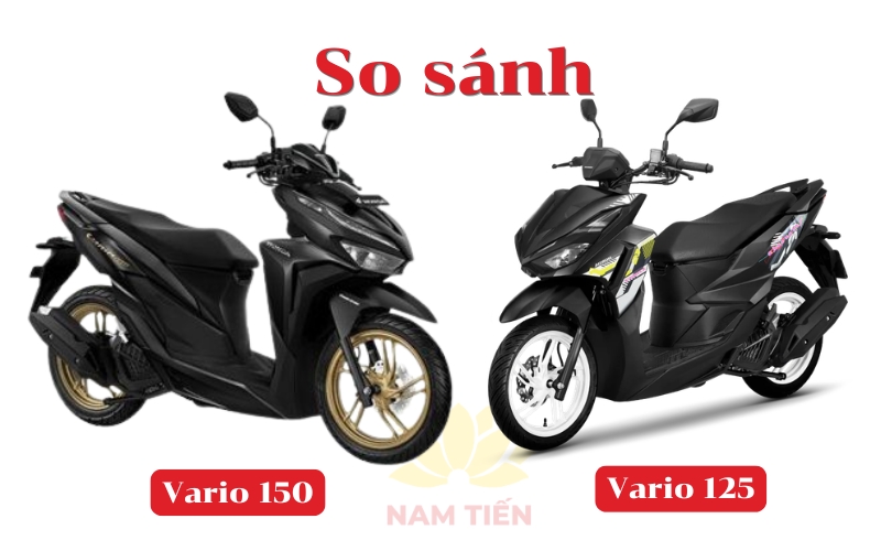 So sánh xe Vario 150 và Vario 125