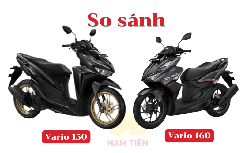 So sánh xe Vario 150 và Vario 160