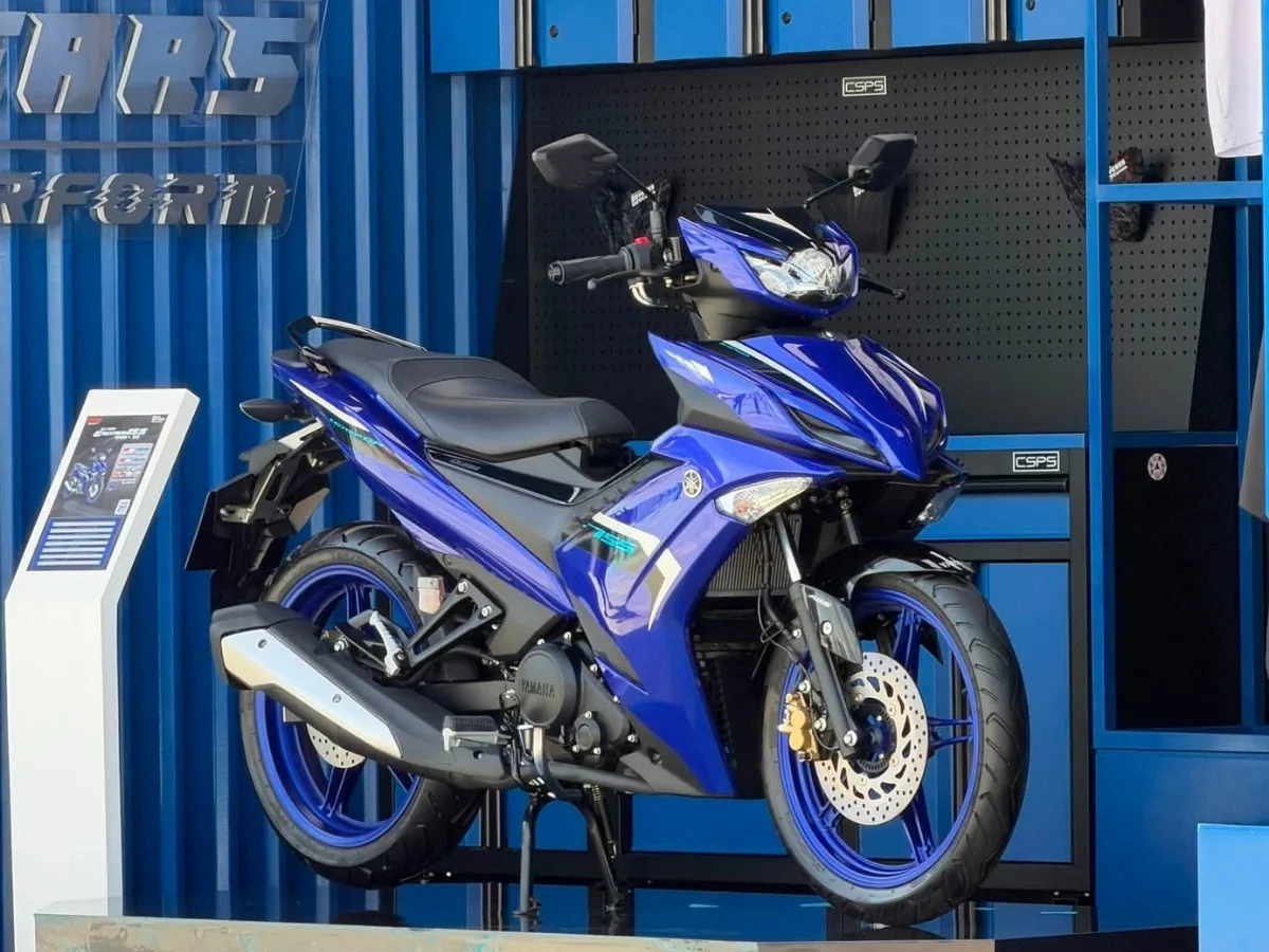 Yamaha Exciter 155 2027 sử dụng ngôn ngữ thiết kế Downforce Movement, với kiểu dáng góc cạnh và hầm hố hơn.