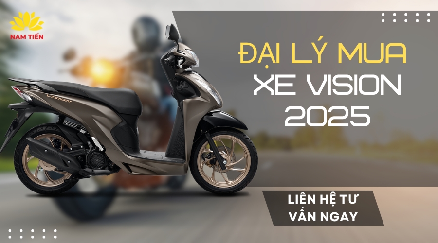 Honda Vision 2025 trả góp