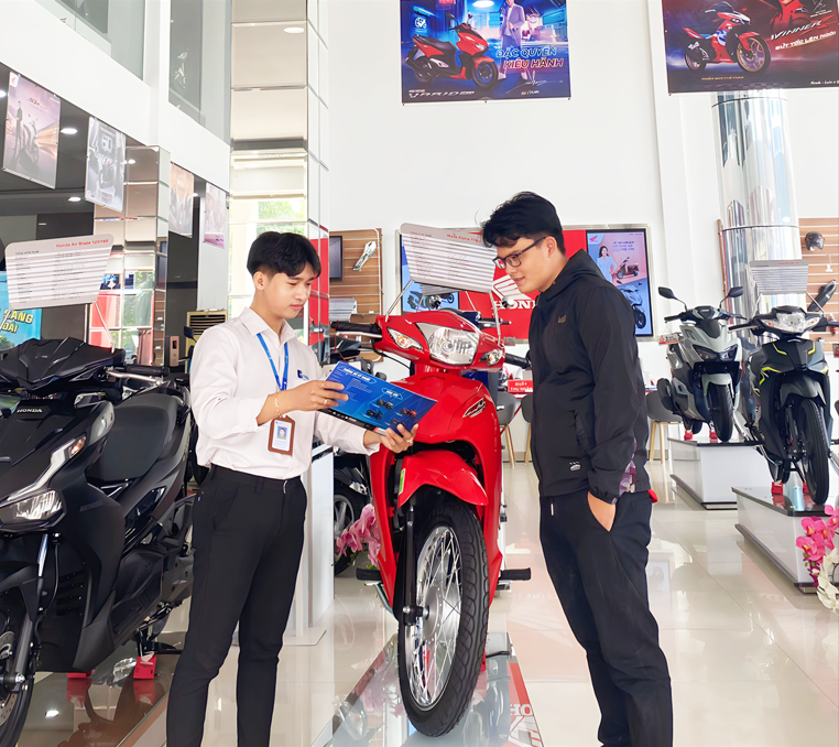 Trả góp xe máy Long An lãi suất thấp