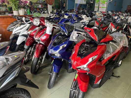 Trả góp xe máy Long Hậu lãi suất thấp