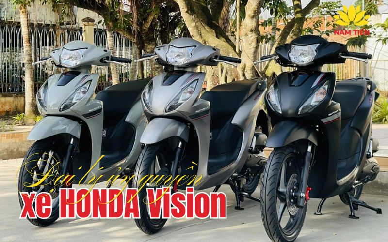 Đại lý xe Honda Vision ủy quyền chính hãng