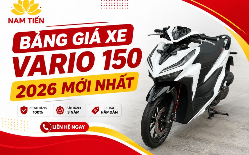 Bảng giá xe Vario 150 2026 mới nhất