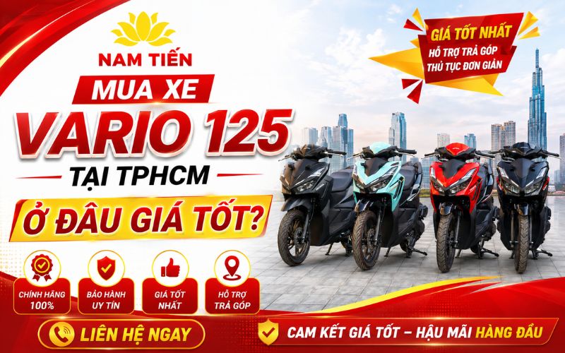 Mua xe Vario 125 tại TPHCM ở đâu giá tốt?