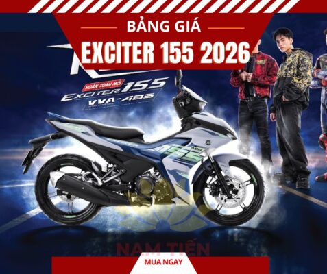 Giá xe Exciter 155 2026 mới cập nhật