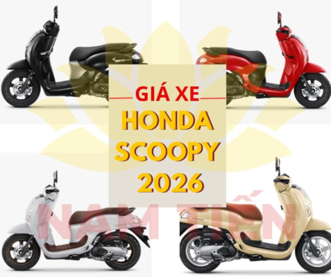 Giá xe Honda Scoopy 2026 mới cập nhật