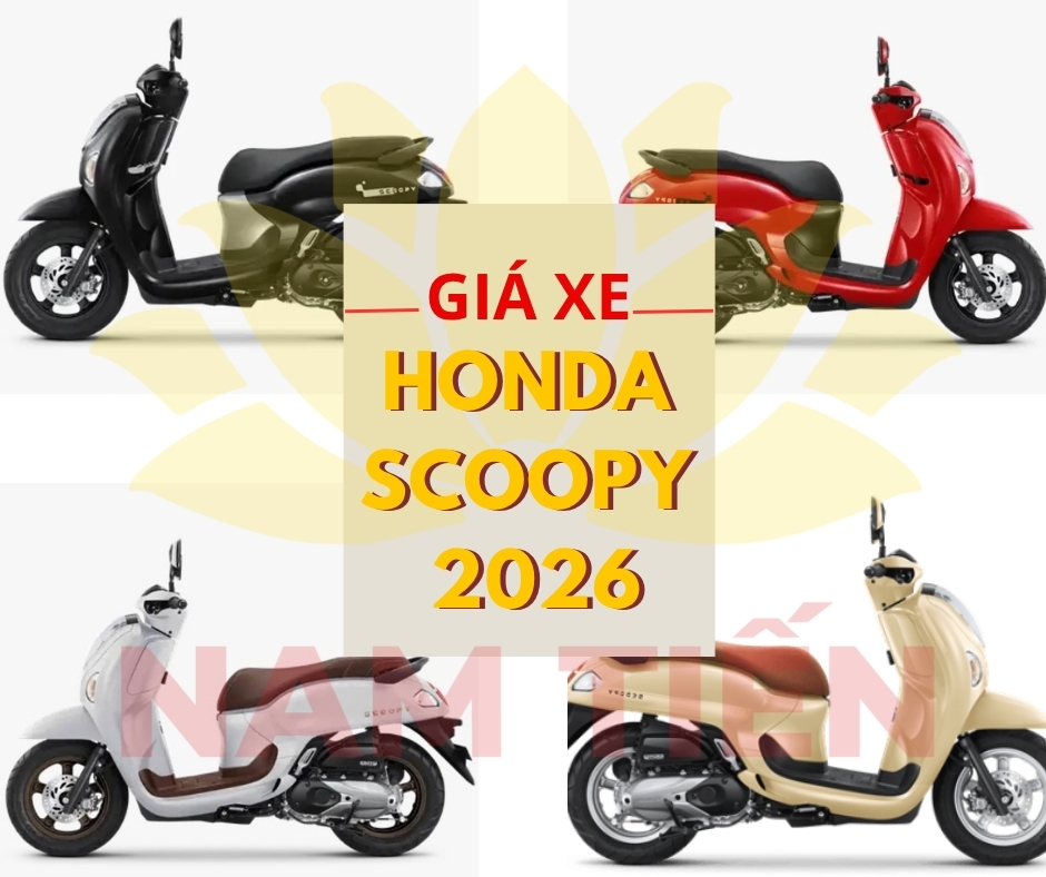 Giá xe Honda Scoopy 2026 mới cập nhật