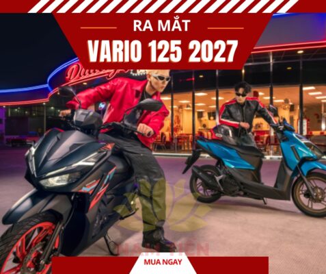 Honda Vario 125 2027 vừa ra mắt: Động cơ đạt tiêu chuẩn khí thải Euro 4