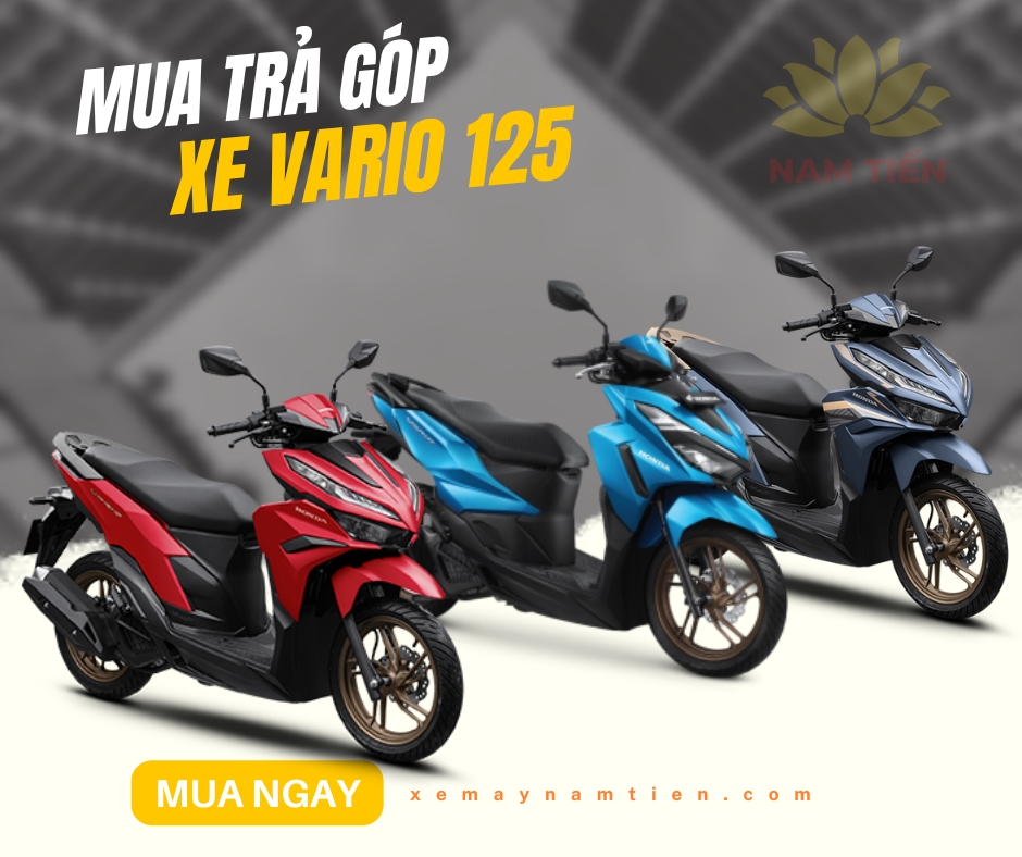 Trả góp xe Vario 125 ở đâu lãi thấp?
