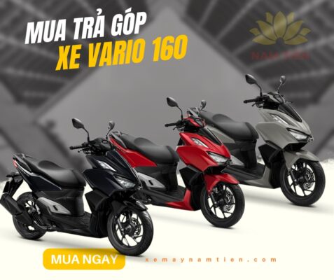 Trả góp xe Vario 160 ở đâu lãi thấp?
