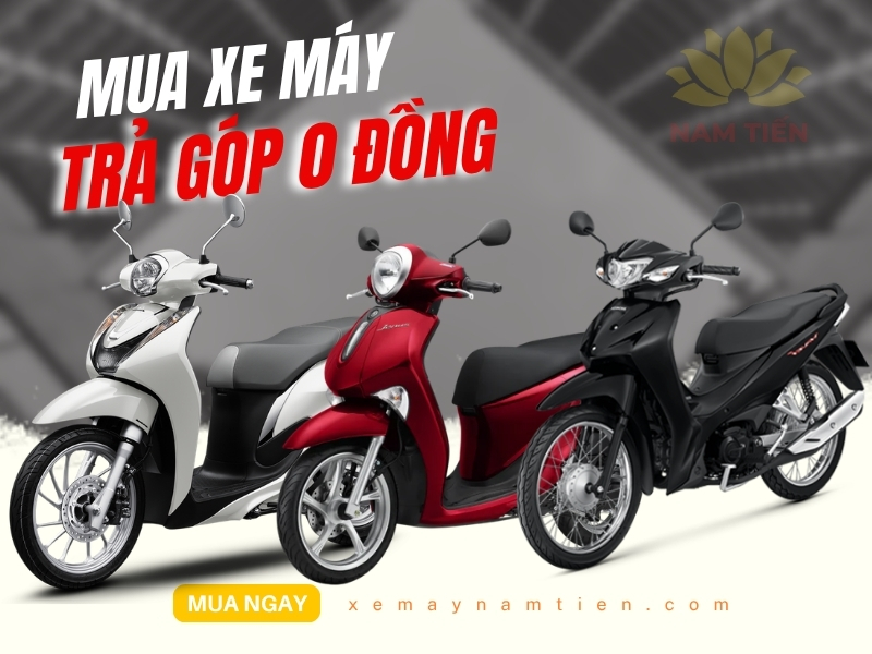 Mua xe máy trả góp 0 đồng tại TPHCM