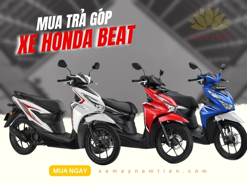 Trả góp xe Honda Beat lãi thấp tại TPHCM