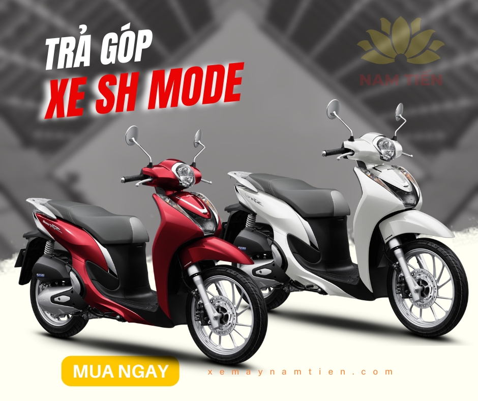 Trả góp xe SH Mode lãi thấp tại TPHCM