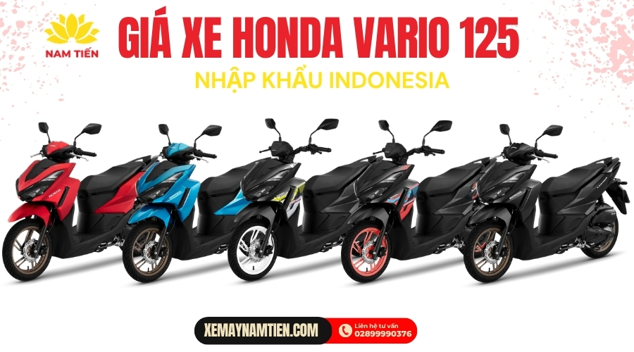 Giá xe Vario 125 nhập khẩu Indonesia mới nhất hôm nay