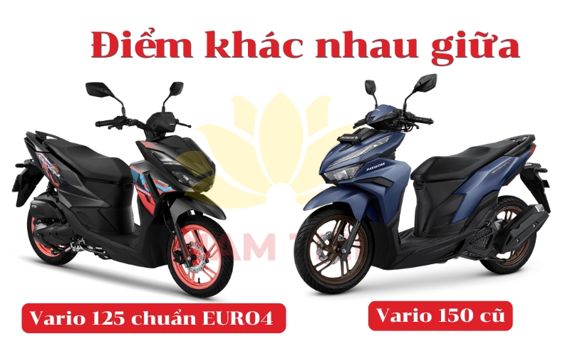 Xe máy Honda Vario 125 và 150 khác nhau như thế nào?