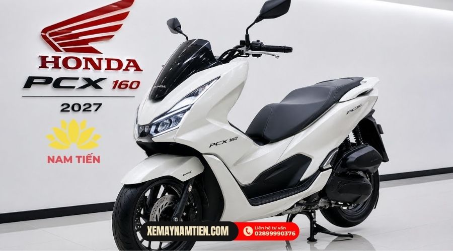 Honda PCX 160 2027 chính thức ra mắt: 6 màu mới và màn hình màu TFT 5 inch
