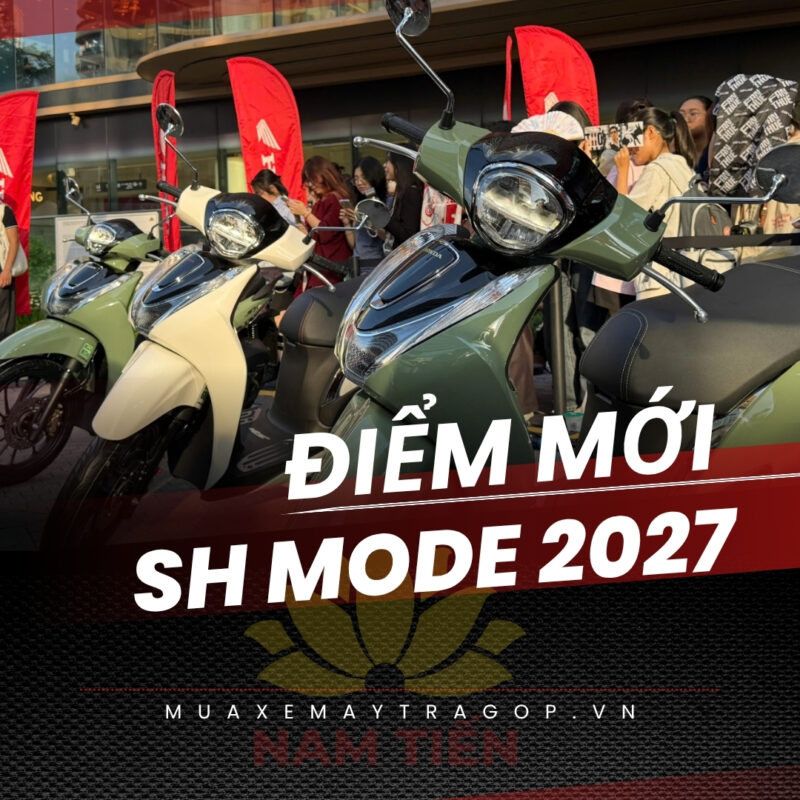 Điểm mới Honda SH Mode 2027 động cơ đạt chuẩn EURO04