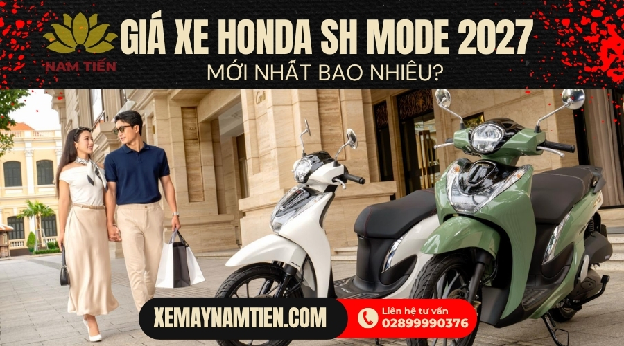 Giá xe Honda SH Mode 2027 mới nhất hôm nay