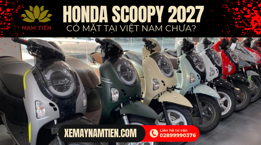 Xe máy Honda Scoopy 2027 có mặt tại Việt Nam chưa?